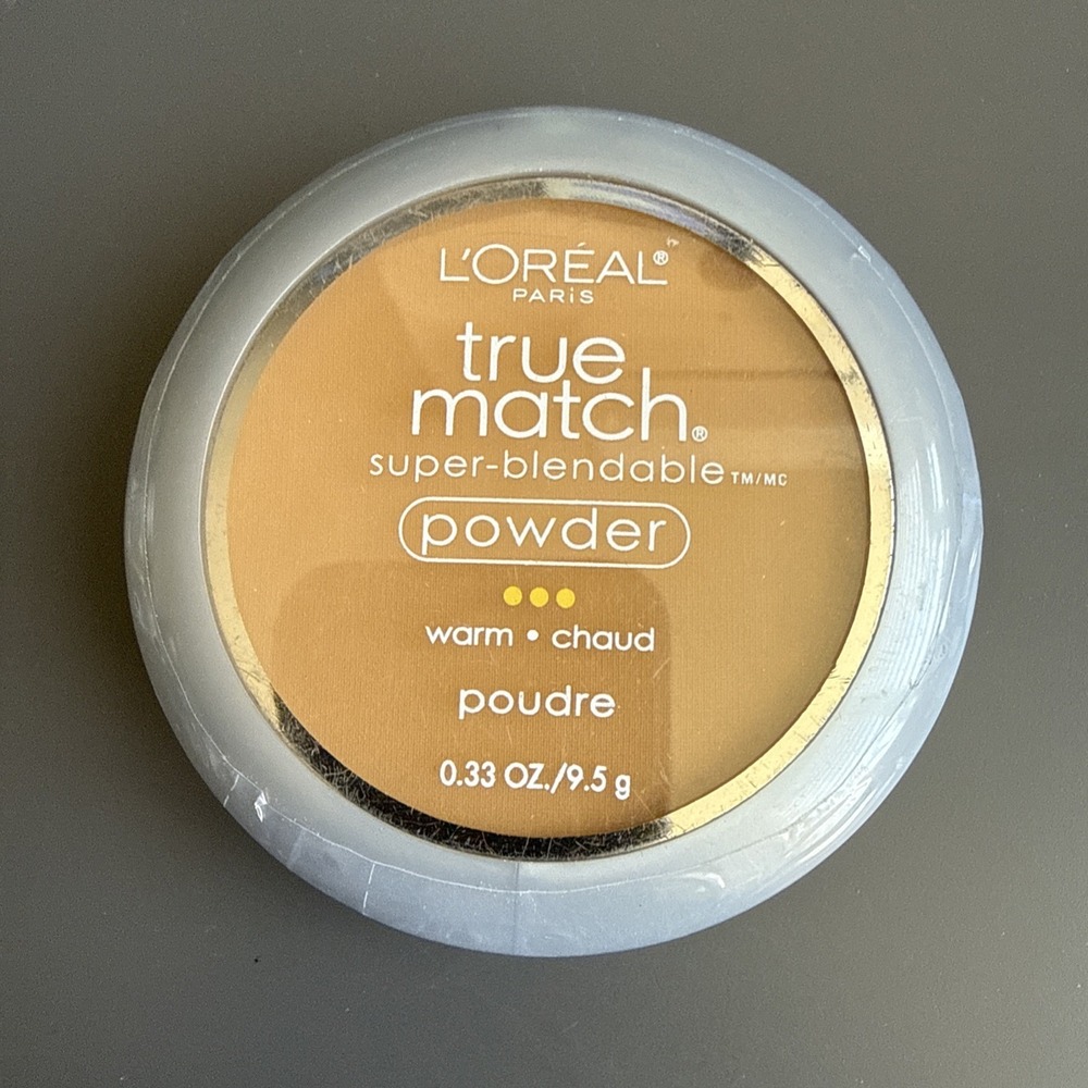 L'Oréal Paris True Match  W4.5 Super-Blendable Powder Warm.Chaud 0.33oz Sealed.